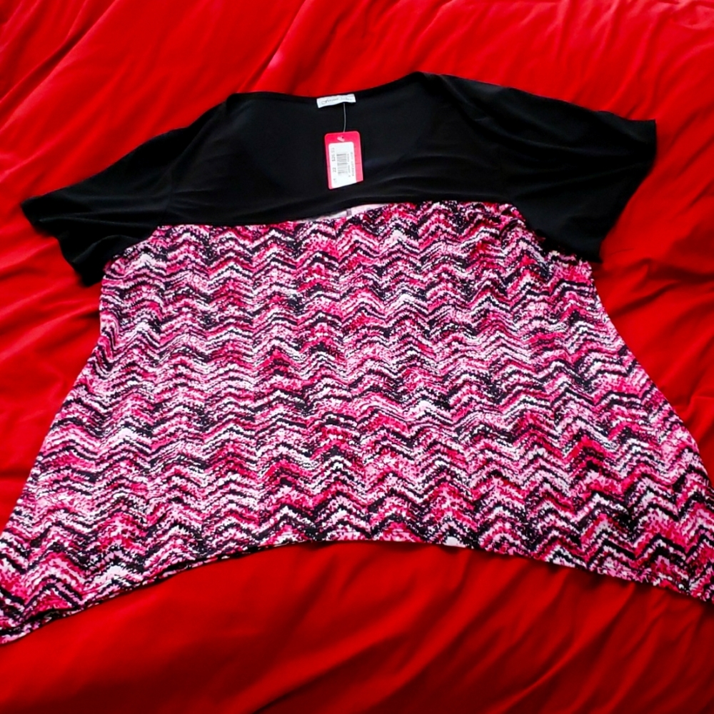 Blouse, open neck. Never worn